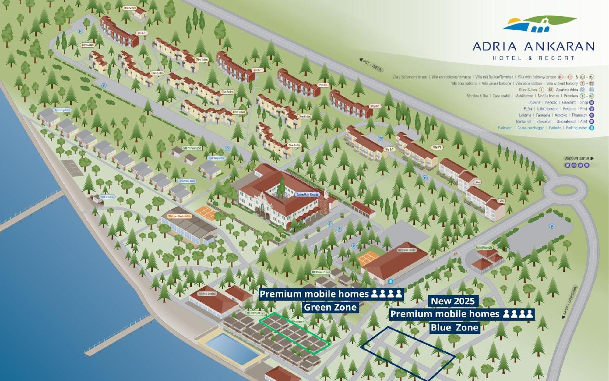 Premium Mobile Homes - Hotel & Resort Adria אנקראן מראה חיצוני תמונה